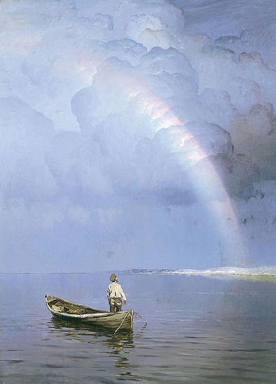 Nikolay Nikanorovich Dubovskoy The Rainbow China oil painting art